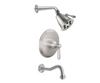 6 Jet Shower Head, Tub Spout, Montecito Control
