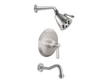 6 Jet Shower Head, Tub Spout, Miramar Control