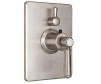 Rectangle Back Plate - Style Therm with Diverter