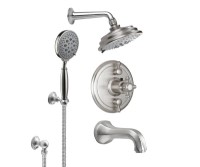 Shower Head, Tub Spout, Hand Shower on a Hook