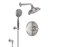 Multi-Function Shower Head, Shower Arm, Hand Shower on a Hook - 2 Lever Control