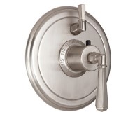 Round Back Plate - Style Therm with Diverter