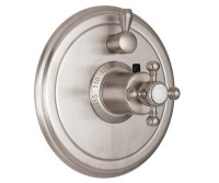 Round Back Plate - Style Therm with Diverter