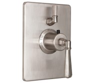 Rectangle Back Plate - Style Therm with 1 Stop, Lever Handle