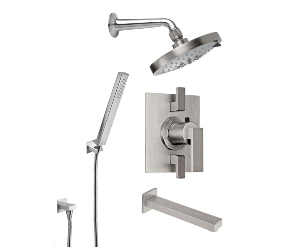 Shower Head, Tub Spout, Hand Shower on a Hook