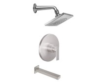 6 Jet Shower Head, Tub Spout, Monterey Control