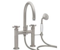 Deck-mount Tub Filler with 48 Series Cross Handles