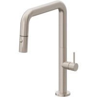 Quad Square Spout, Pull-down Spray, Short Stick Handle