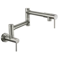 Long Post Handle Contemporary Swivel Pot Filler
