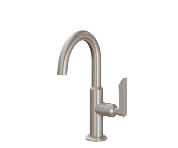 Curving Spout, Side Lever Control, Rincon Bay Lever Handle