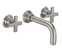 Modern Cross Handles, Tubular Spout, Tub Filler