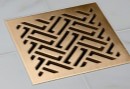 Traditional Drain Design with Diagonal Lines