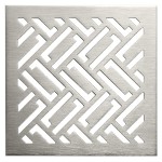 Abstract Zig Zag Design Drain