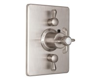 Rectangle Back Plate, Drop Cross - Style Therm with 2 Stops