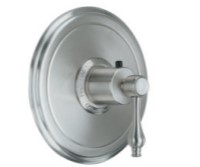 Round Back Plate - Style Therm with 1 Stop