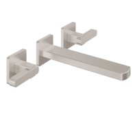 2 Metal Lever Handles, Squared Spout