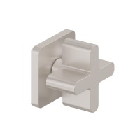 Metal Cross Handle, Square Plate