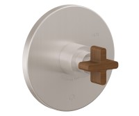 Pressure Balance Control, Teak Cross Handle
