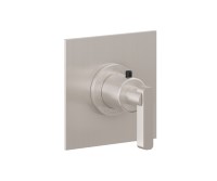 Flat Back Plate, Metal Lever Handle