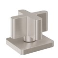 Square Base, Metal Cross Handle