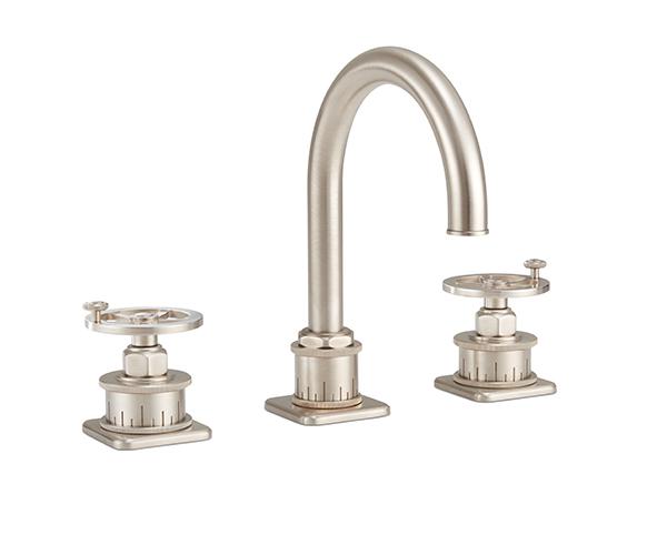 Tall Curving Spout, Wheel Handles