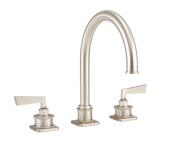 Tall Curving Spout, Lever Handles