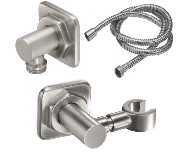 Industrial, Square Detail Supply, Swivel Handshower Hook and Hose