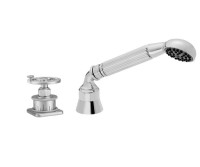 Handshower with wheel diverter handle