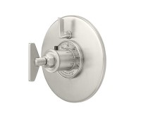 Round Trim Plate, Blade Handle, Lever Volume Control