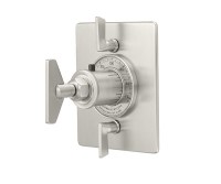 Rectangle Trim Plate, Blade Handle, 2 Small Lever Controls