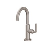 Curving Spout, Side Lever Control, Tamalpais Handle