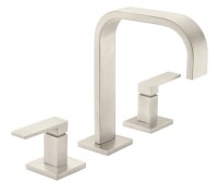 Widespread Faucet with Flat Lever Handles