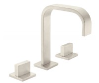 Widespread Faucet with Square Paddel Handles
