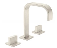 High arc, Modern Tub Filler with Square Handles