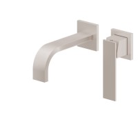 Square Style 2 Hole, Single Handle Wall Faucet