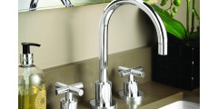 Modern Faucet with Cross Handles