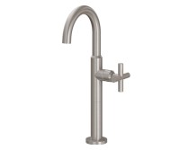 Tall, Curving Spout, Side Lever Control, Cross Handle