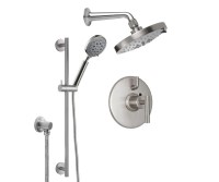 Multi-Function Shower Head, Shower Arm, Hand Shower on a Slide Bar