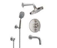 Shower Head, Tub Spout, Hand Shower on a Hook