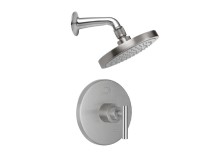 Round Shower Head, Shower Arm, Tiburon Handle