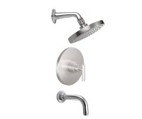 Round Shower Head, Shower Arm, Tiburon Handle