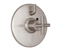 Round Back Plate - Style Therm with Diverter