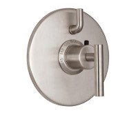 Round Back Plate - Style Therm with Diverter