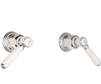Hot and Cold Handle, White Lever Handles