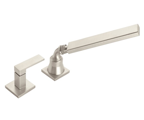 Modern Wand Deck Mount Hand Shower with Lever Handle