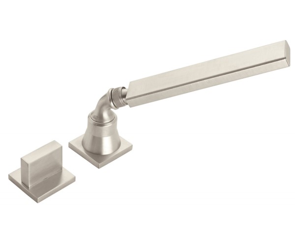 Modern Wand Deck Mount Hand Shower with Square Handle