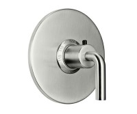 Round Trim Plate, Smooth Lever