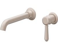 Long Spout 2 Hole, Coronado Lever Handle Wall Faucet