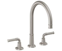 Lever Handle Deck Mount Tub Filler with Elegant Fluted Design