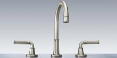 Lever Handle Faucet with Column Classic Styling